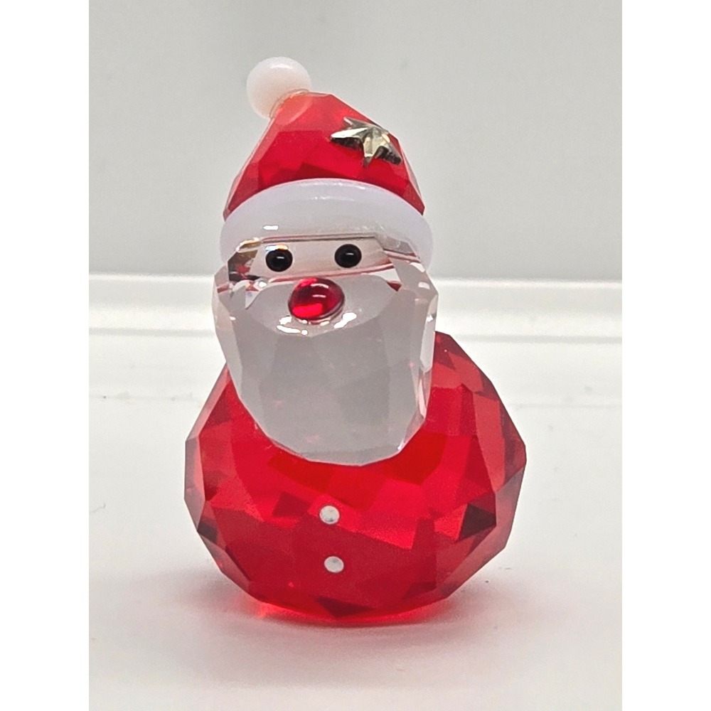 Swarovski Crystal Holiday Cheers Small Santa Claus Figurine 5596385